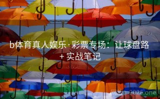 b体育真人娱乐·彩票专场：让球盘路 + 实战笔记