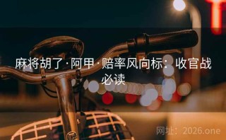 麻将胡了·阿甲·赔率风向标：收官战必读