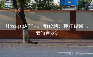 开云appAPP—压哨套利：押注锦囊（支持葡超）