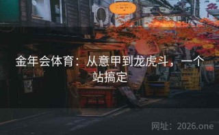 金年会体育：从意甲到龙虎斗，一个站搞定