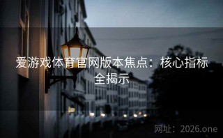 爱游戏体育官网版本焦点：核心指标全揭示