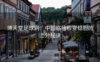博天堂足球网：中超临场秒变稳胆的上分秘诀
