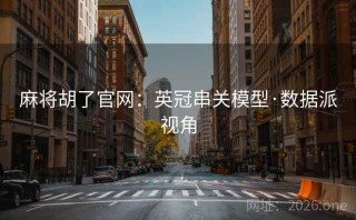 麻将胡了官网：英冠串关模型·数据派视角