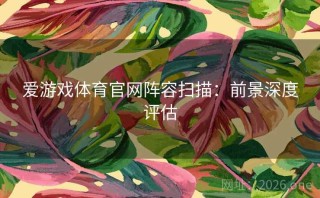 爱游戏体育官网阵容扫描：前景深度评估
