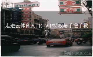 走进云体育入口：VIP特权与手把手教学