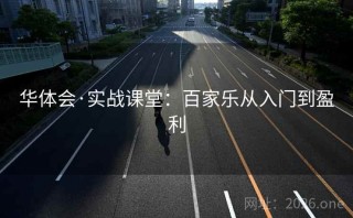 华体会·实战课堂：百家乐从入门到盈利