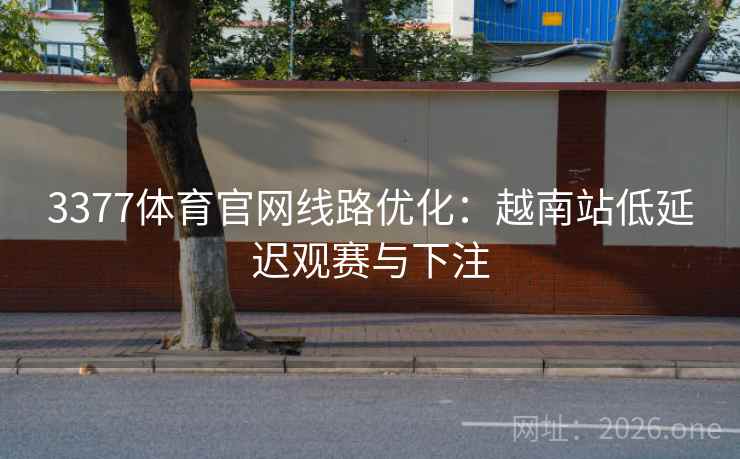 3377体育官网线路优化：越南站低延迟观赛与下注  第2张