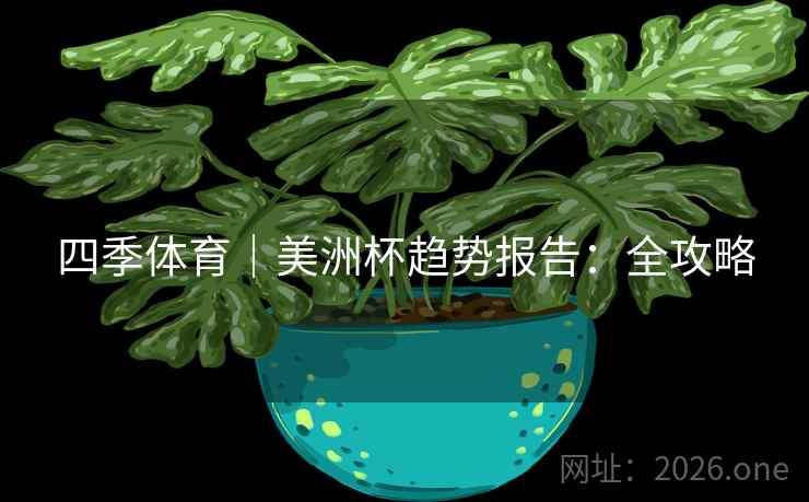 四季体育｜美洲杯趋势报告：全攻略  第2张